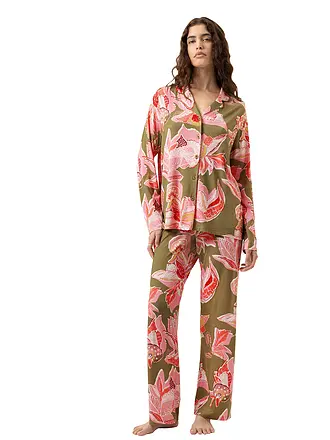 MEY | Pyjama FLOWER WHIRL golden fern | 